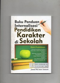 Image of Buku Panduan Internalisasi Pendidikan Karakter di Sekolah